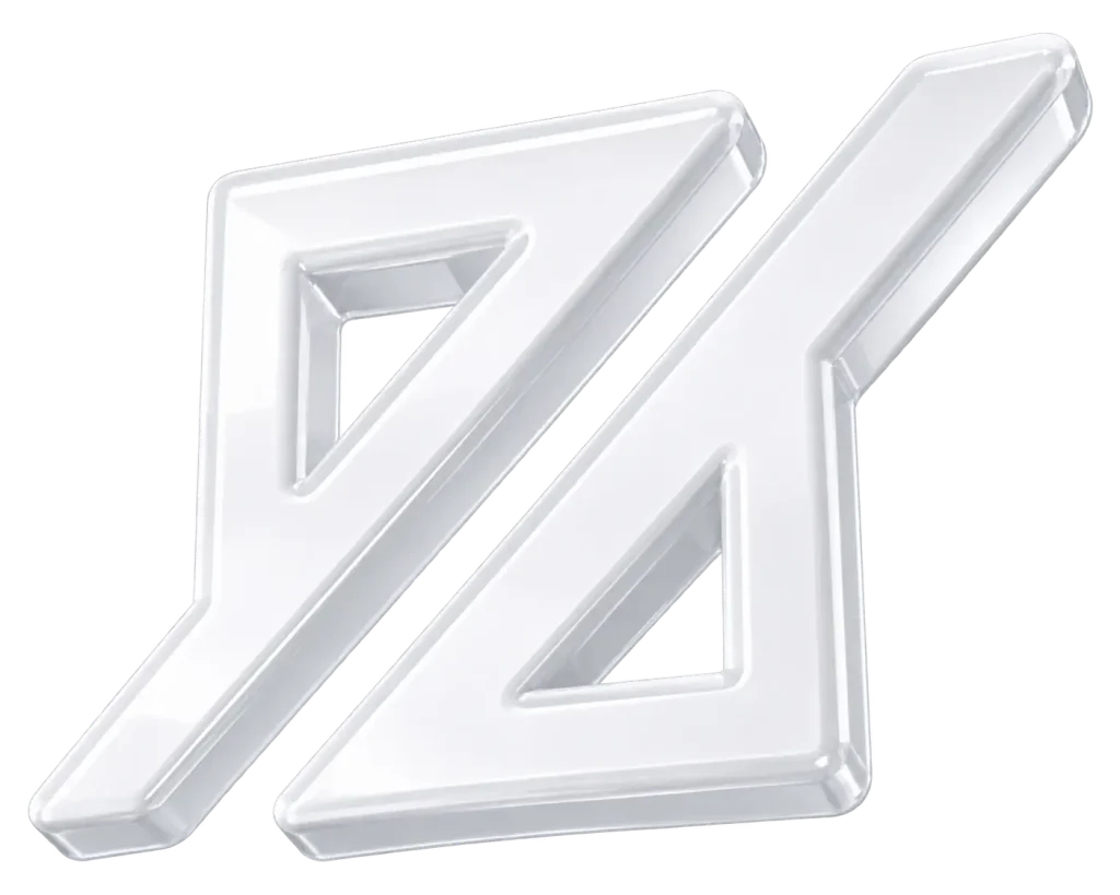 3D logo White